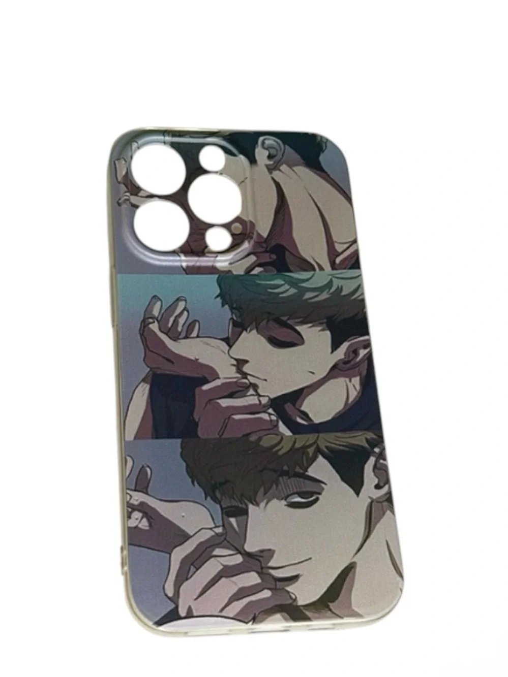 Hot topic iPhone 13 Pro graphic Sangwoo Killing Stalking phone case.